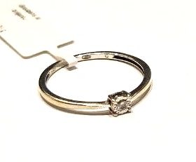 Gredzens ar briljantu (0.03 ct) 21711-1151