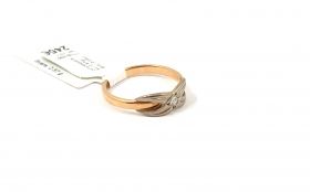 Gredzens ar briljantu (0.03ct) 17180-0951