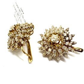 Auskari ar briljantiem  (3.78 ct) , 3220-4653  Rezervēts līdz 25.12.2025