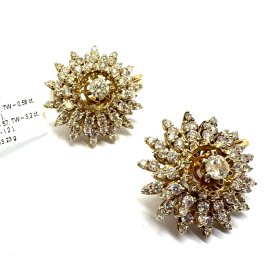 Auskari ar briljantiem  (3.78 ct) , 3220-4653  Rezervēts līdz 25.12.2025