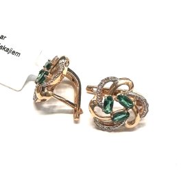 Auskari ar dimantiem (0.07ct) 648g1-0753