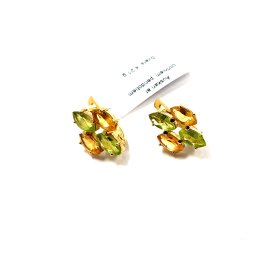 Auskari  ar citriniem un peridotiem 21510-1251