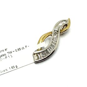 Kulons ar briljantiem (0.65ct) 3472-4653 Зарезервировано до  24.01.2026