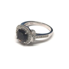 Gredzens ar dūmaino kvarcu 5/5065