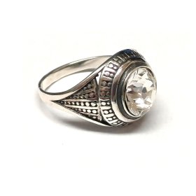 Gredzens ar Swarovski kristālu 1/5065