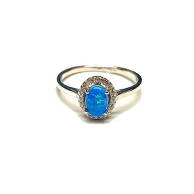 Gredzens ar opalītu 10/5065
