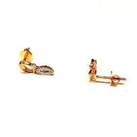 Auskari ar briljantiem (0.13 ct)  7290-5051 Rezervēts līdz 31.01.2026