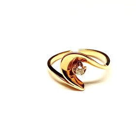 Gredzens ar briljantu (0.06ct) 6562-5051