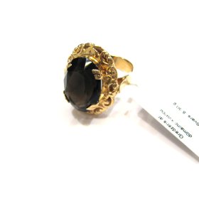 Gredzens ar dūmaino kvarcu  758g2-1451