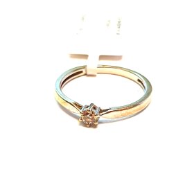 Gredzens ar briljantu (0.15 ct)  10610-0651