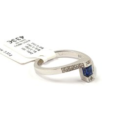 Gredzens ar briljantiem (0.18ct) safīru (0.15ct) 6251-0953