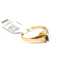 Gredzens ar briljantiem (0.04ct) safīru (0.15ct) 1873g2-0951