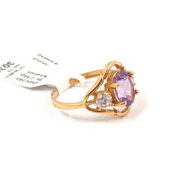 Gredzens ar ametistu 13150-0951