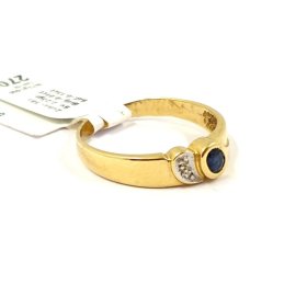 Gredzens ar briljantiem (0.01ct) safīru (0.15ct) 1873g1-0951