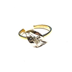 Gredzens ar briljantu (0.05 ct) 237h2-0943