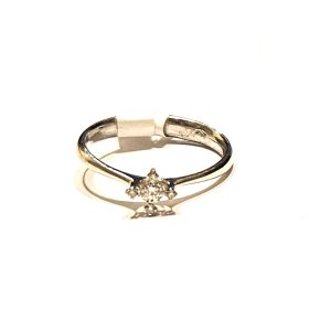 Gredzens ar briljantiem (0.11 ct) 31671-0731