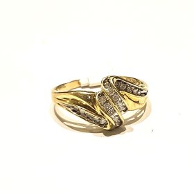 Gredzens ar briljantiem (0.20 ct) 4730-1153 Rezervēts līdz 06.02.26