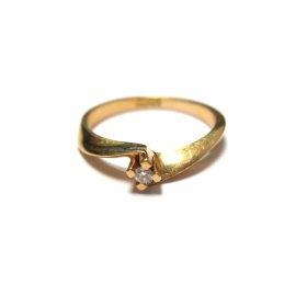 Gredzens ar briljantu (0.01 ct) 421-3463