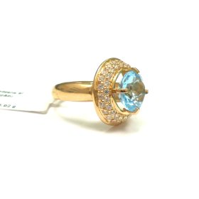 Gredzens ar topāzu  4360-3041