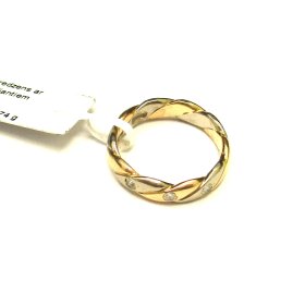 Gredzens ar briljantiem (0.12 ct) 26060-0541