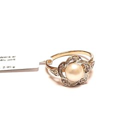 Gredzens ar kultivētu pērli 5840-0851