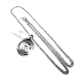 Ķēde ar kulonu ar briljantu (0.09ct) 14461-4051