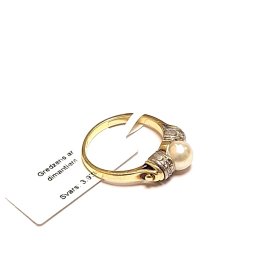 Gredzens ar dimantiem (0.06 ct.) 2640-3053