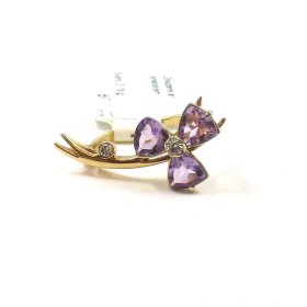 Gredzens ar ametistiem 236g8-0943