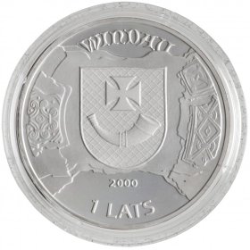 Latvia 1 lats 2000 Ventspils (Hanzas pilsētas)