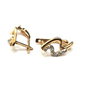 Auskari ar briljantiem (0.02 ct) 3283-4653