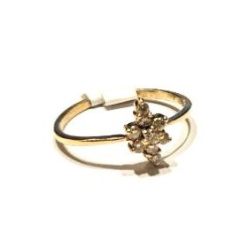 Gredzens ar briljantiem (0.12 ct) 6420-1451