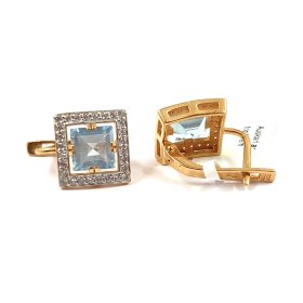 Auskari ar topāziem 111-0963