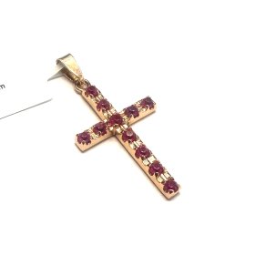 Kulons ar sintētiskajiem rubīniem 1021-0763