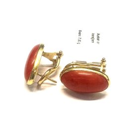 Auskari ar koraļļiem 92g2-0763. Rezervēts līdz 10.03.2026