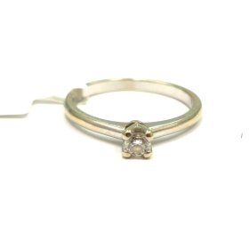 Gredzens ar briljantu (0.14 ct) 130-1763