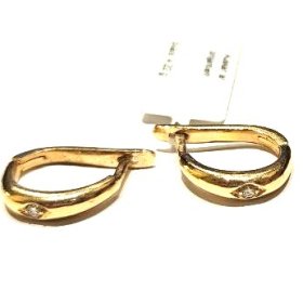 Auskari ar briljantiem (0.04 ct) 1701-4633