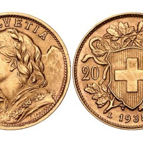 20 franku Vreneli monēta (Helvēcija)