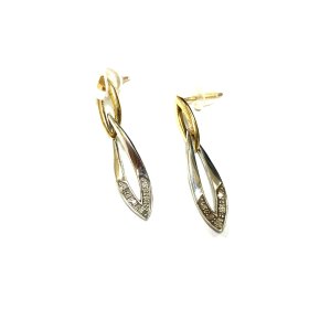 Auskari ar briljantiem  (0.05 ct) 910-4663