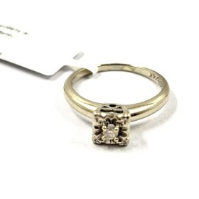 Gredzens ar briljantu (0.06 ct)  602-0862