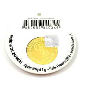 Zelta stienis Nadir Gold 1gr. (622-2263)
