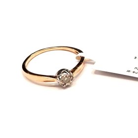 Gredzens ar briljantu (0.05 ct) 560-8363