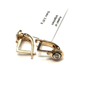Auskari ar briljantiem (0.12ct) 1742-0763