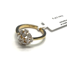 Gredzens ar briljantiem (0.04 ct) 24940-0751