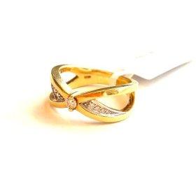 Gredzens ar briljantiem (0.15 ct) 910 - 0663