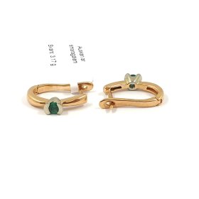Auskari ar smaragdiem (0.16ct) 1810-0961