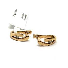 Auskari ar briljantiem  (0,10 ct) 1253-4663