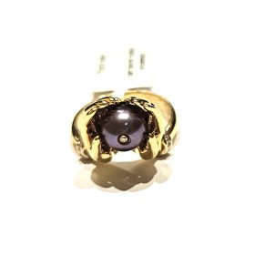 Gredzens ar briljantiem (0.06 ct), kultivētu pērli 5031-1161
