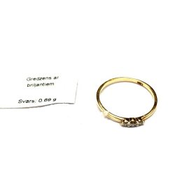 Gredzens ar briljantiem (0.03 ct) 1890-8363
