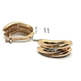 Auskari ar briljantiem  (0,10 ct) 1562-4663  Rezervēts līdz 1.06.2026