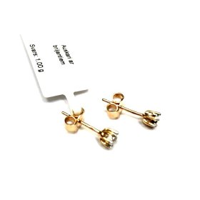 Auskari ar briljantiem (0.02 ct) 1250-8363